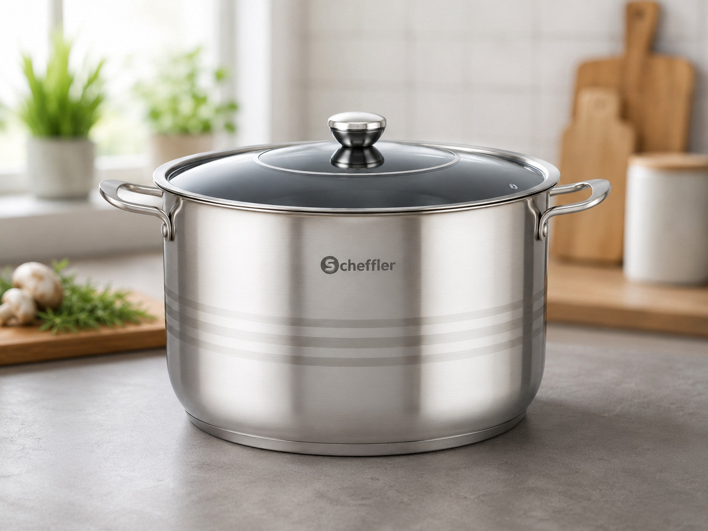 Kochtopf Set mit deckel Große Suppentöpfe Profi Gastro Töpfe Ø 32-40 cm