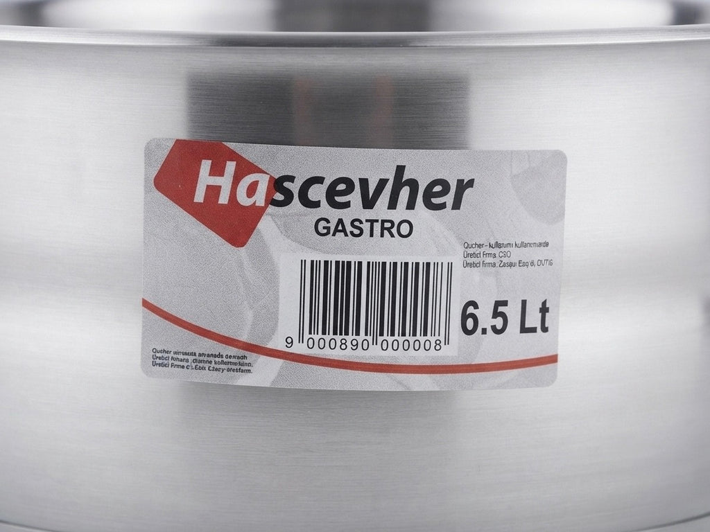 Kasserolle 30/10 cm mit Deckel 18/10 Edelstahl  Induktion, Gas, Elektro