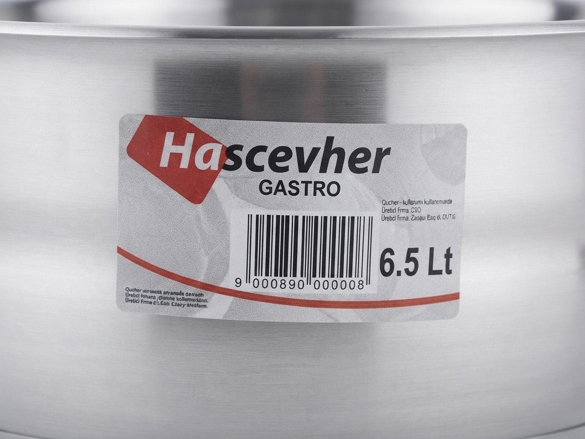 Kasserolle 30/10 cm mit Deckel 18/10 Edelstahl  Induktion, Gas, Elektro