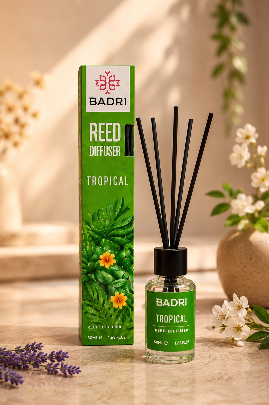 Reed Diffuser 50&100 ml Raumduft mit stäbchen Lufterfrischer Verschiedene Düfte