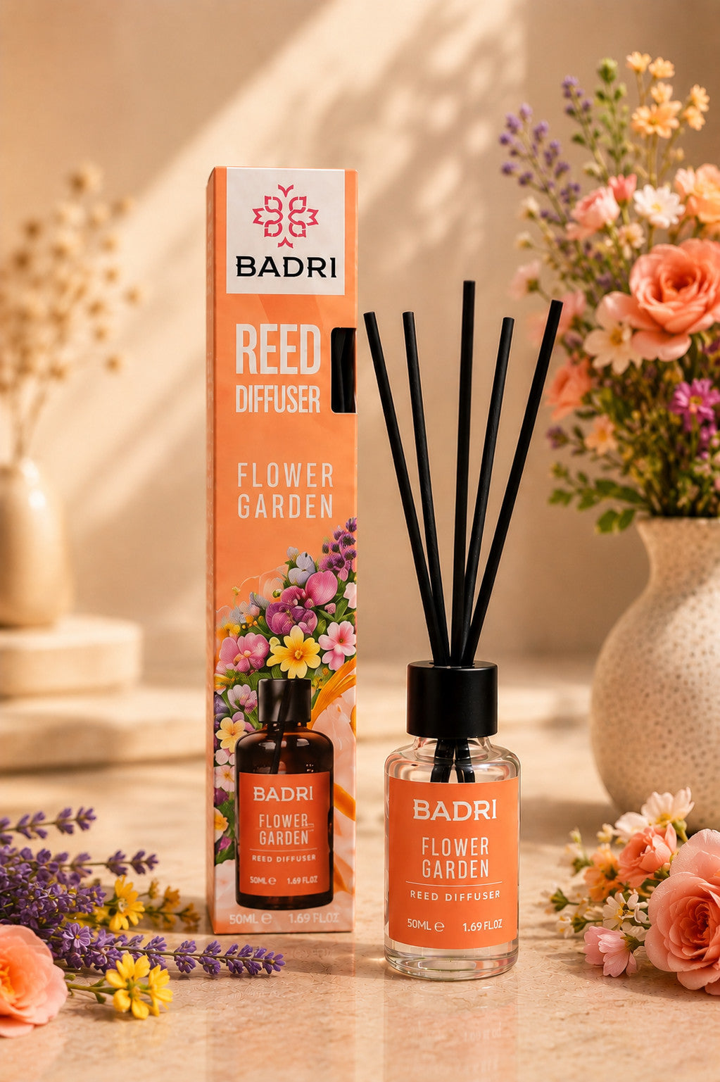 Reed Diffuser 50&100 ml Raumduft mit stäbchen Lufterfrischer Verschiedene Düfte