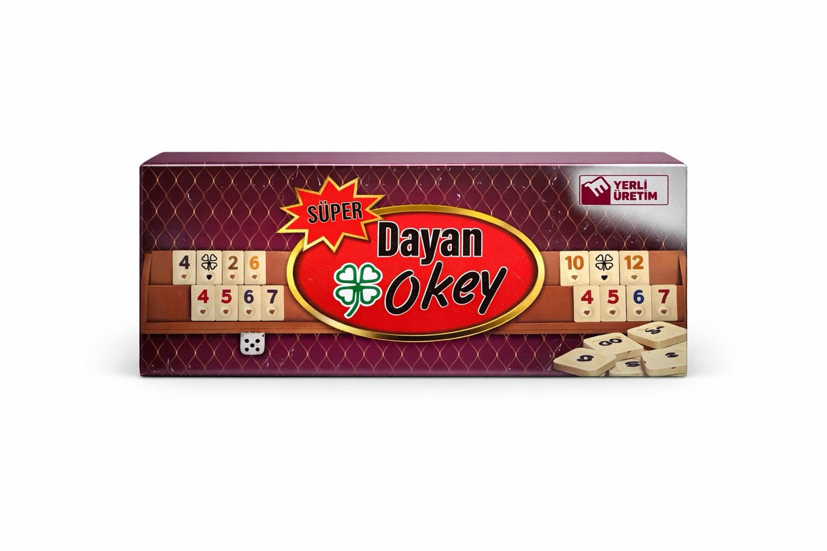 OKEY Massiv Plastik 4er Rummy Set Dayan