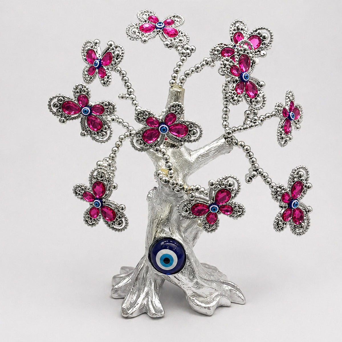 Nazar Boncuk Deko Baum Handarbeit Evil Eye Kristall Blumen Deko Geschenk
