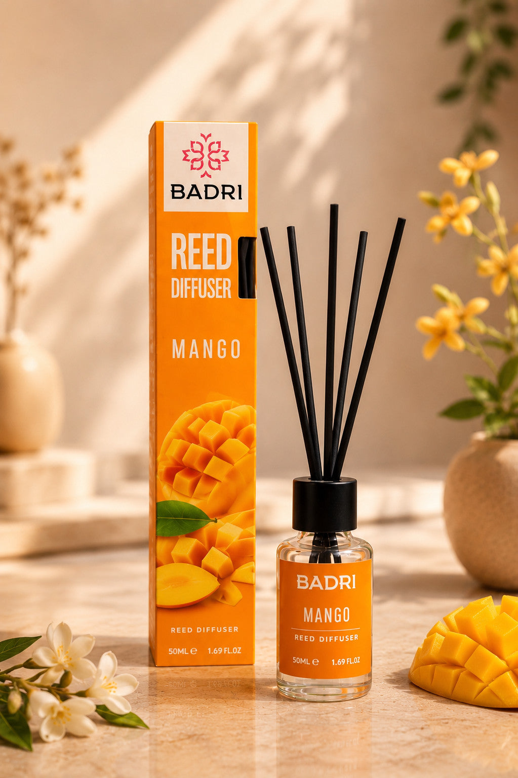 Reed Diffuser 50&100 ml Raumduft mit stäbchen Lufterfrischer Verschiedene Düfte