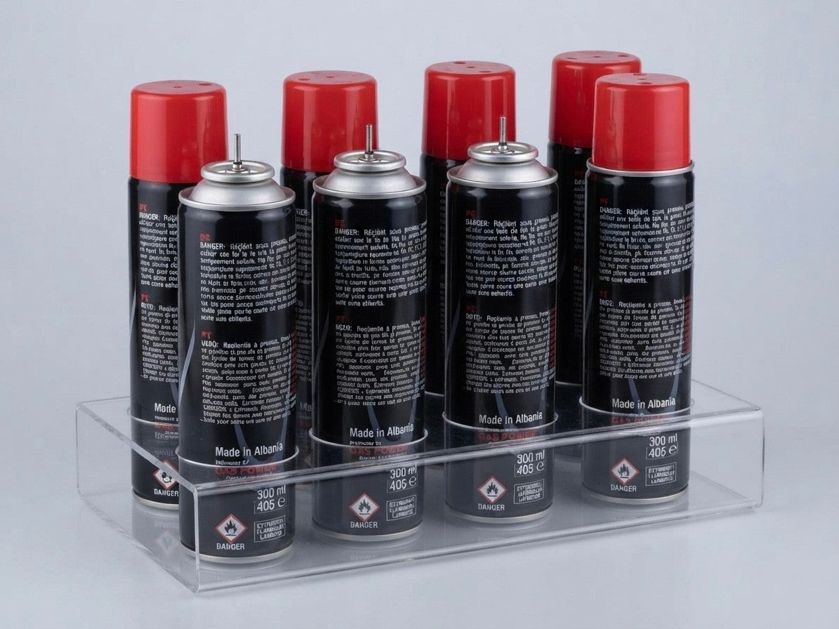 Feuerzeuggas Nachfüllgas 300 ml 6er & 12er Set Universal Refill Gaspower