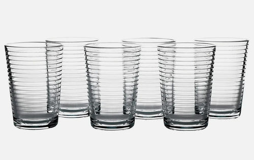 6x Wassergläser Set Doro – Elegante Trinkgläser für Wasser & Saft – 205ml Modern