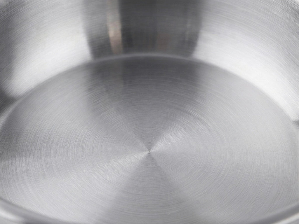 Kasserolle 30/10 cm mit Deckel 18/10 Edelstahl  Induktion, Gas, Elektro
