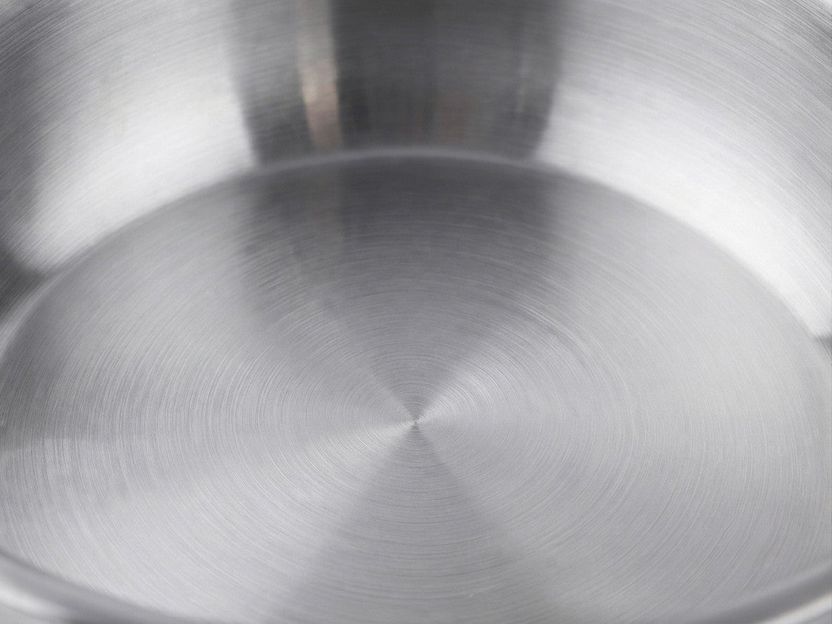 Kasserolle 30/10 cm mit Deckel 18/10 Edelstahl  Induktion, Gas, Elektro