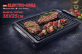 Elektro-tisch-grill 1200W 38x25cm Antihaft Grillplatte Balkon BBQ Grill EGP-023