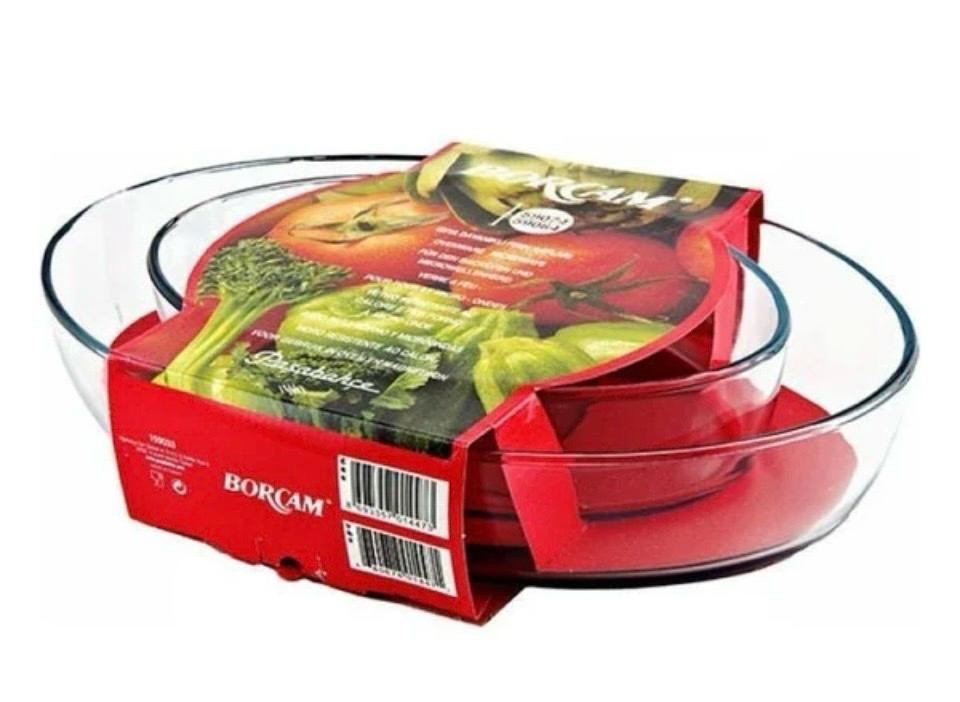 Auflaufform Glas  Oval Set / Borcam Oval Paşabahçe