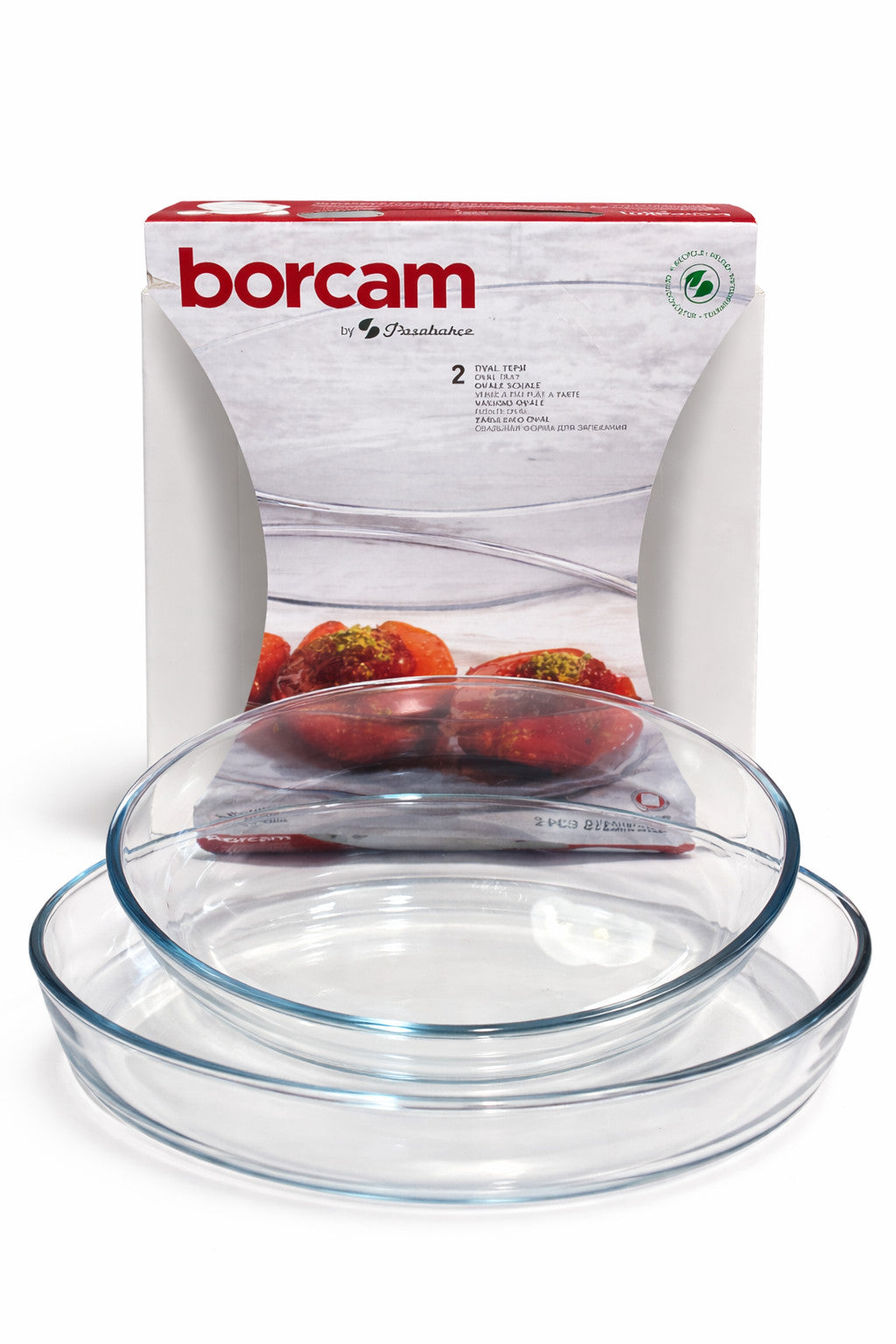 Auflaufform Glas  Oval Set / Borcam Oval Paşabahçe
