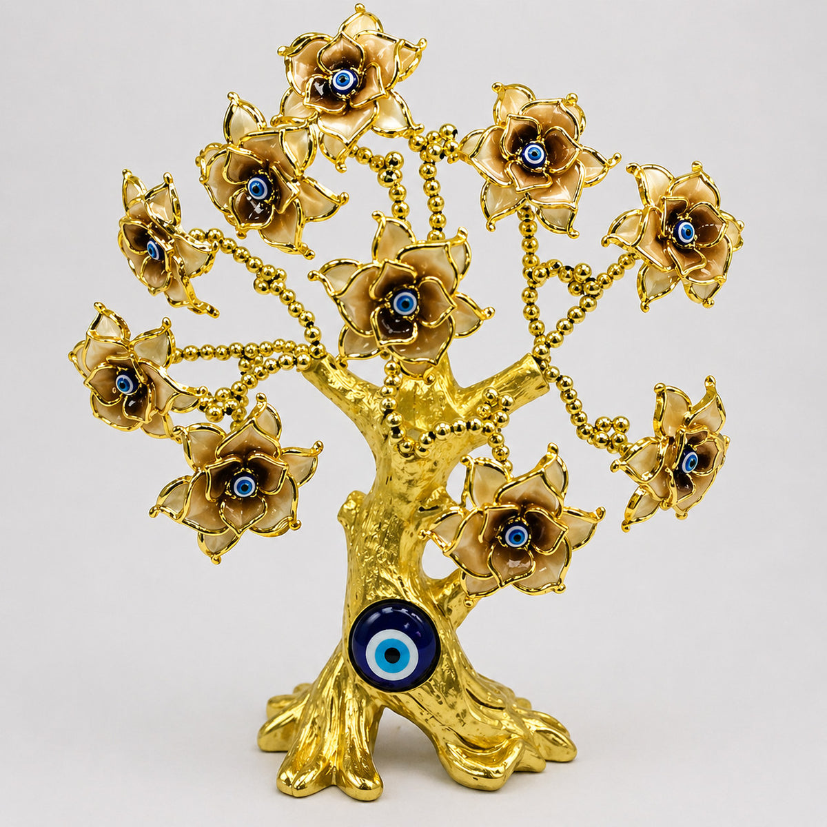 Nazar Boncuk Deko Baum Handarbeit Evil Eye Kristall Blumen Deko Geschenk