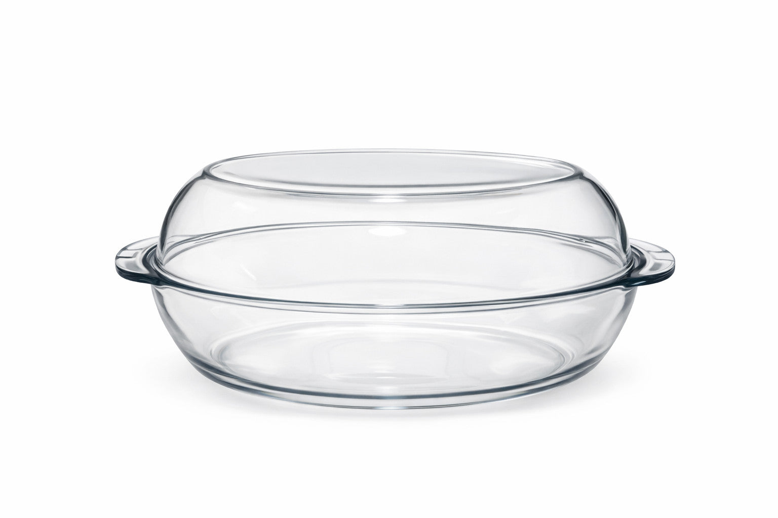 Auflaufform Glas Oval mit (Glas Deckel) / Borcam Oval Kapakli
