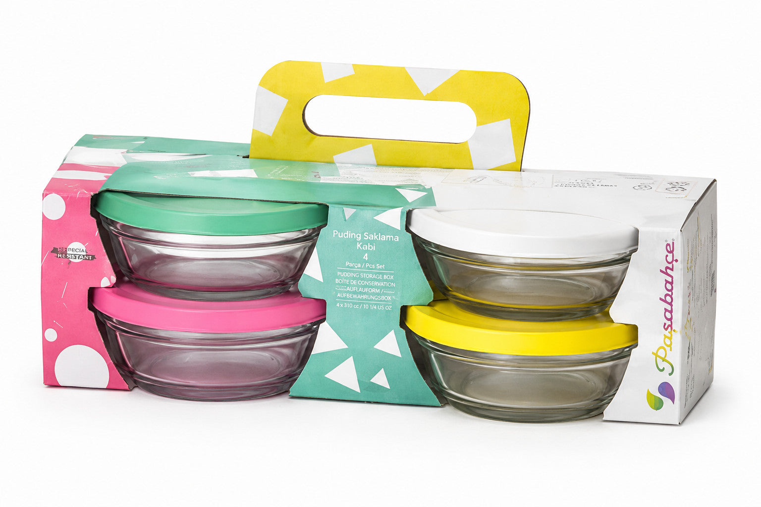Aufbewahrungsbehählter Glas / Saklama Kabi Bowl Set 4er