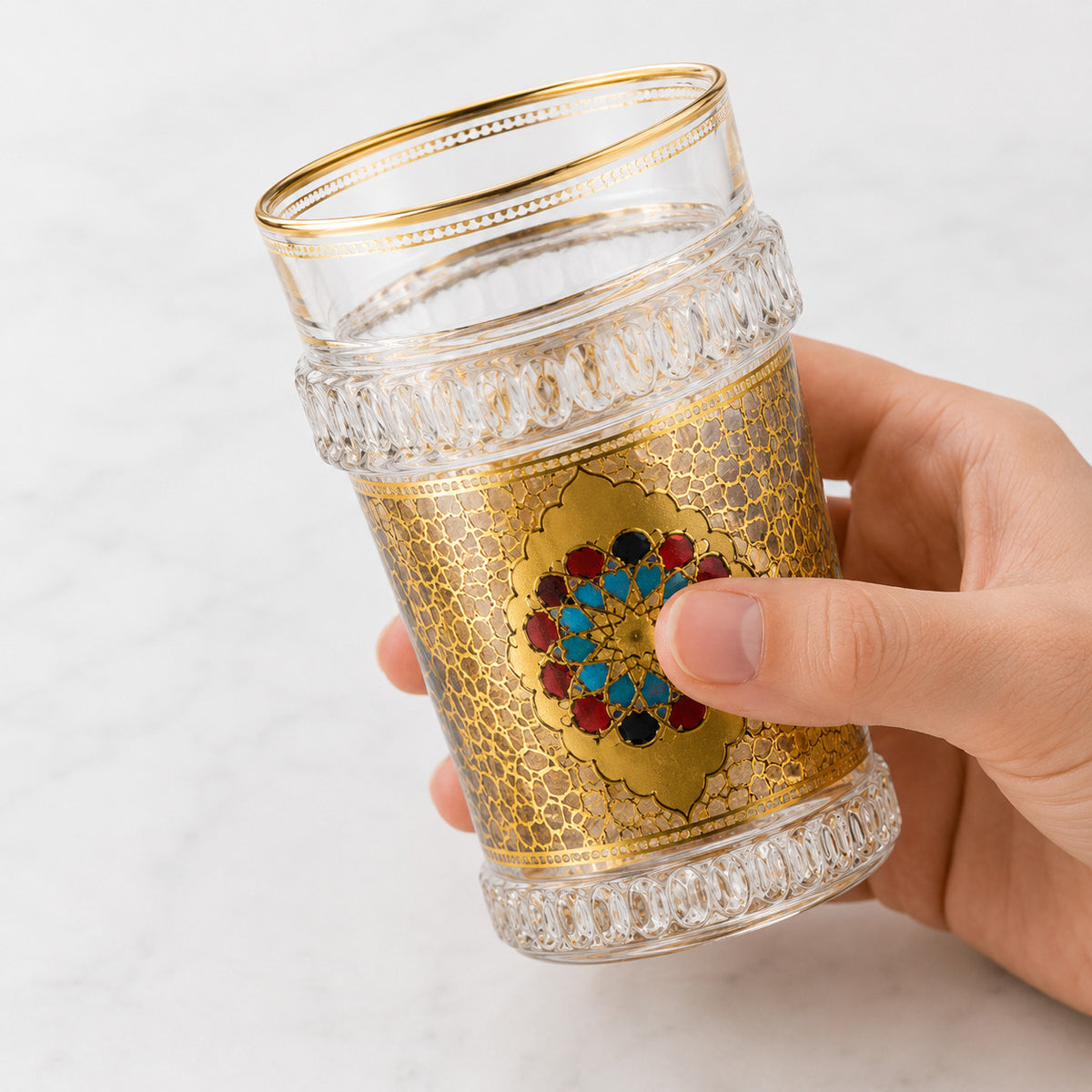 12er Teegläser Set - Saftgläser Modern Orientalisch 6 Modelle Traditionell Tee