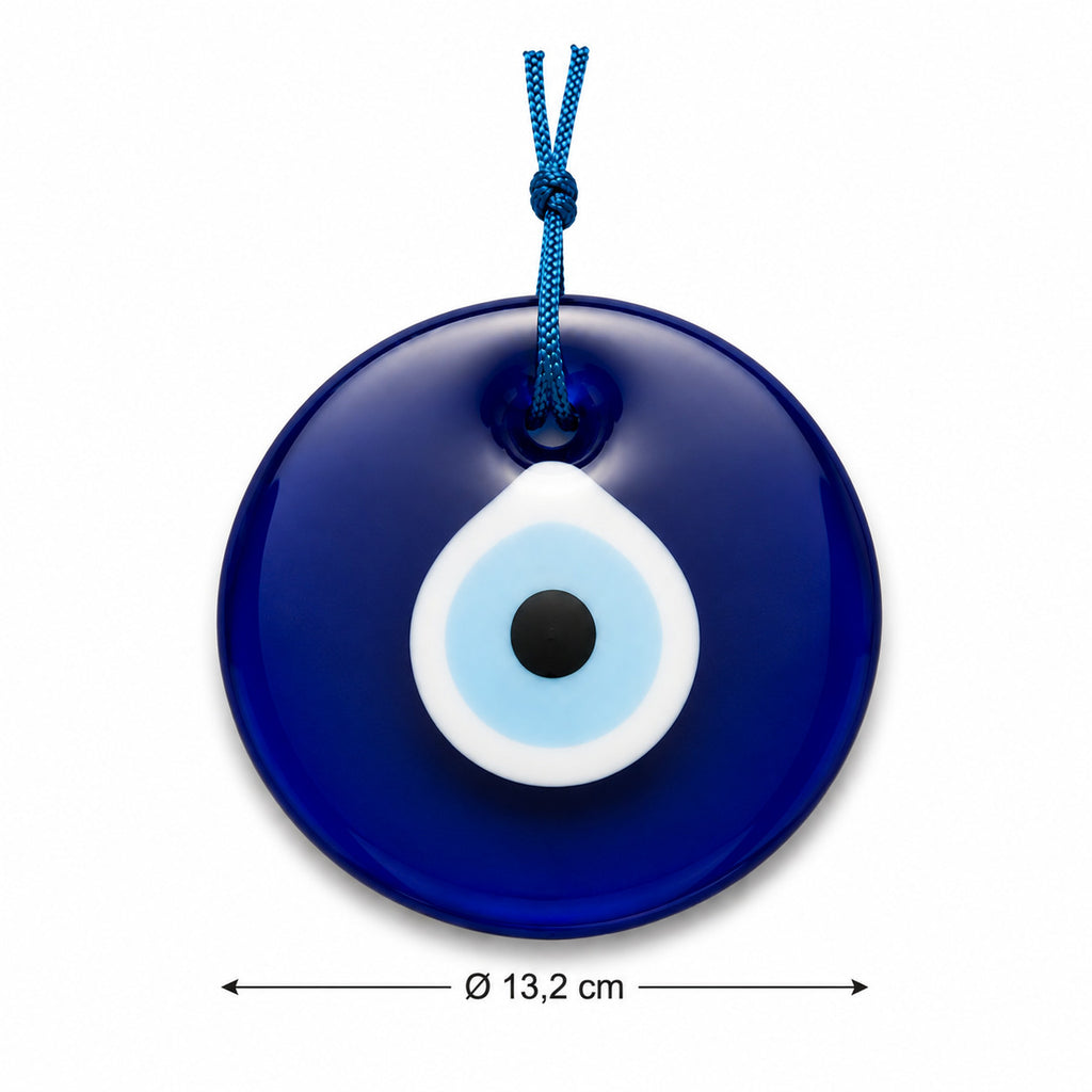 Glücksbringer 3 größen Türkisches Auge Handgefertigtes Nazar Amulett aus Glas