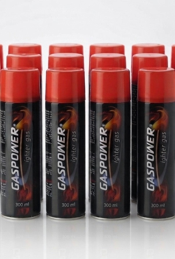 Feuerzeuggas Nachfüllgas 300 ml 6er & 12er Set Universal Refill Gaspower
