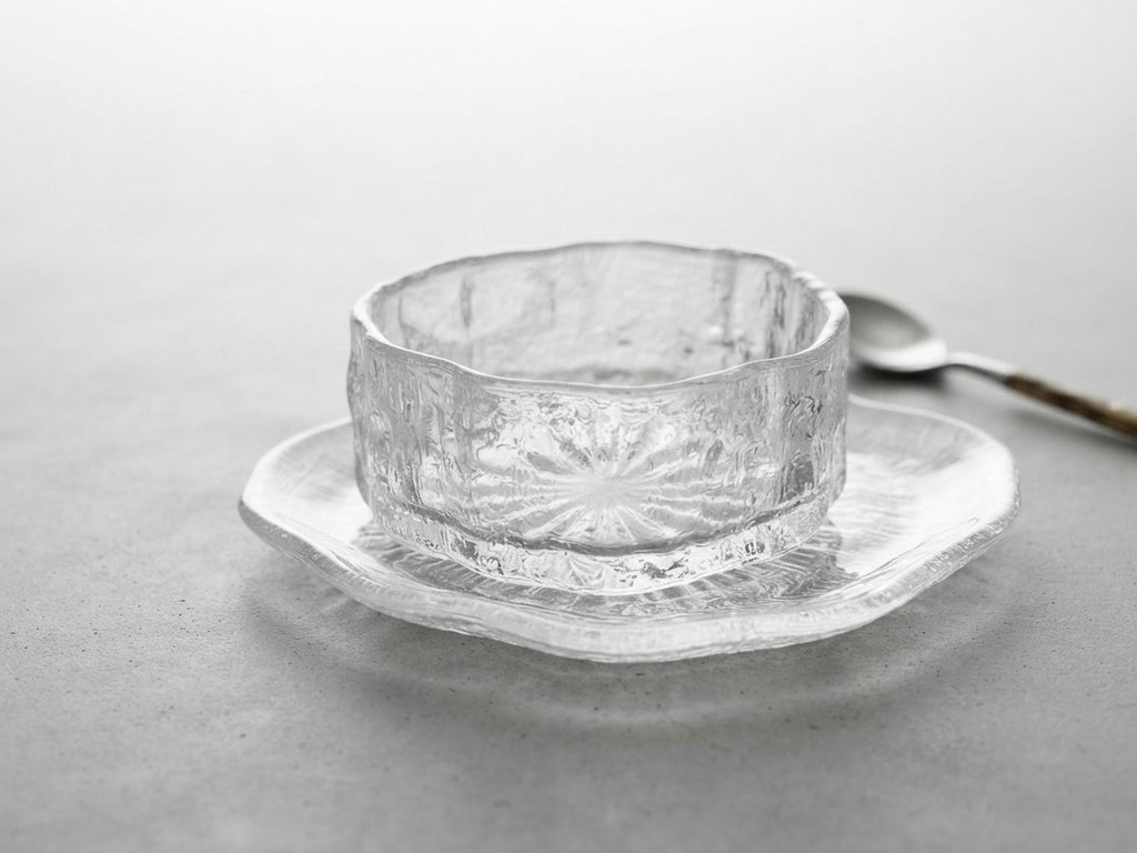 Servierschalen-Set aus Glas 12-teilig inklusive Unterteller 6-Personen-Set