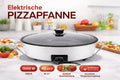 Elektrische Pizzapfanne 42/9cm 1500W|Multifunktionspfanne Antihaft | Partypfanne