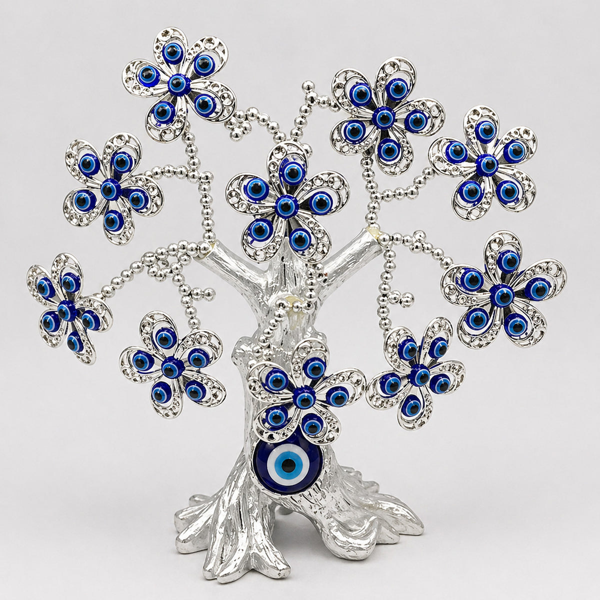 Nazar Boncuk Deko Baum Handarbeit Evil Eye Kristall Blumen Deko Geschenk